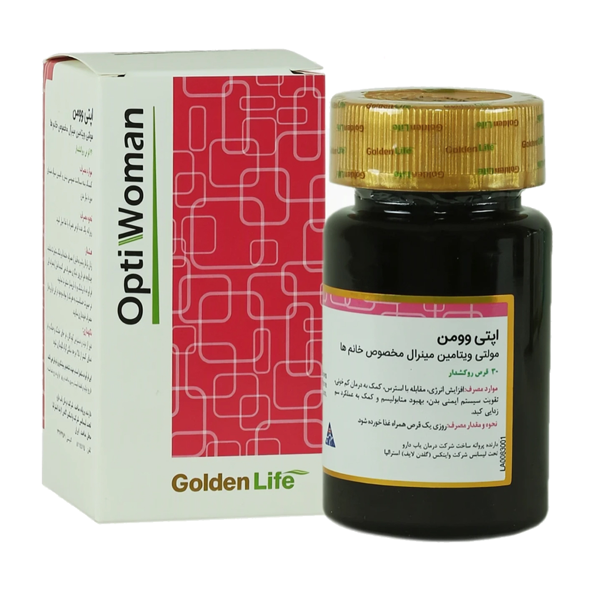 قرص اپتی وومن 30 عدد گلدن لایف
