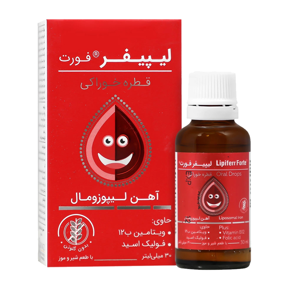 قطره آهن لیپیفر فورت 30 میلی لیتر كیمیا كالای رازی